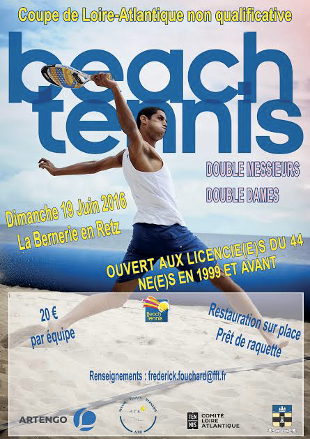 beach tennis bernerie 2016